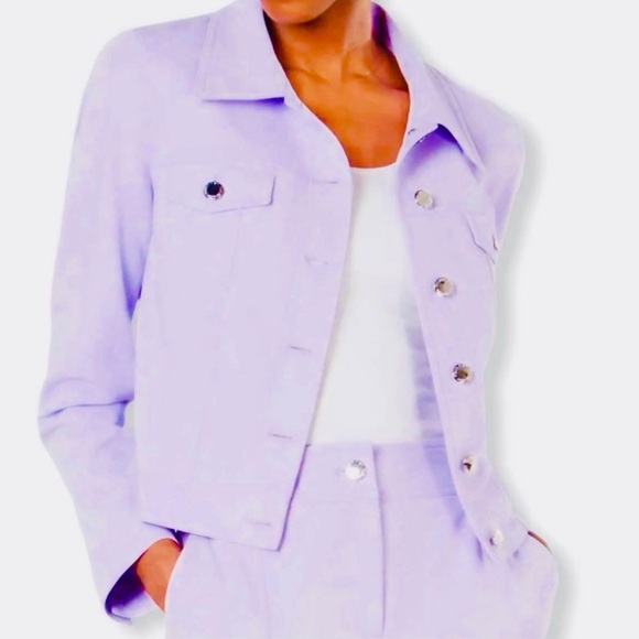 Jackets & Blazers - Elegant Lavender Women's Blazer